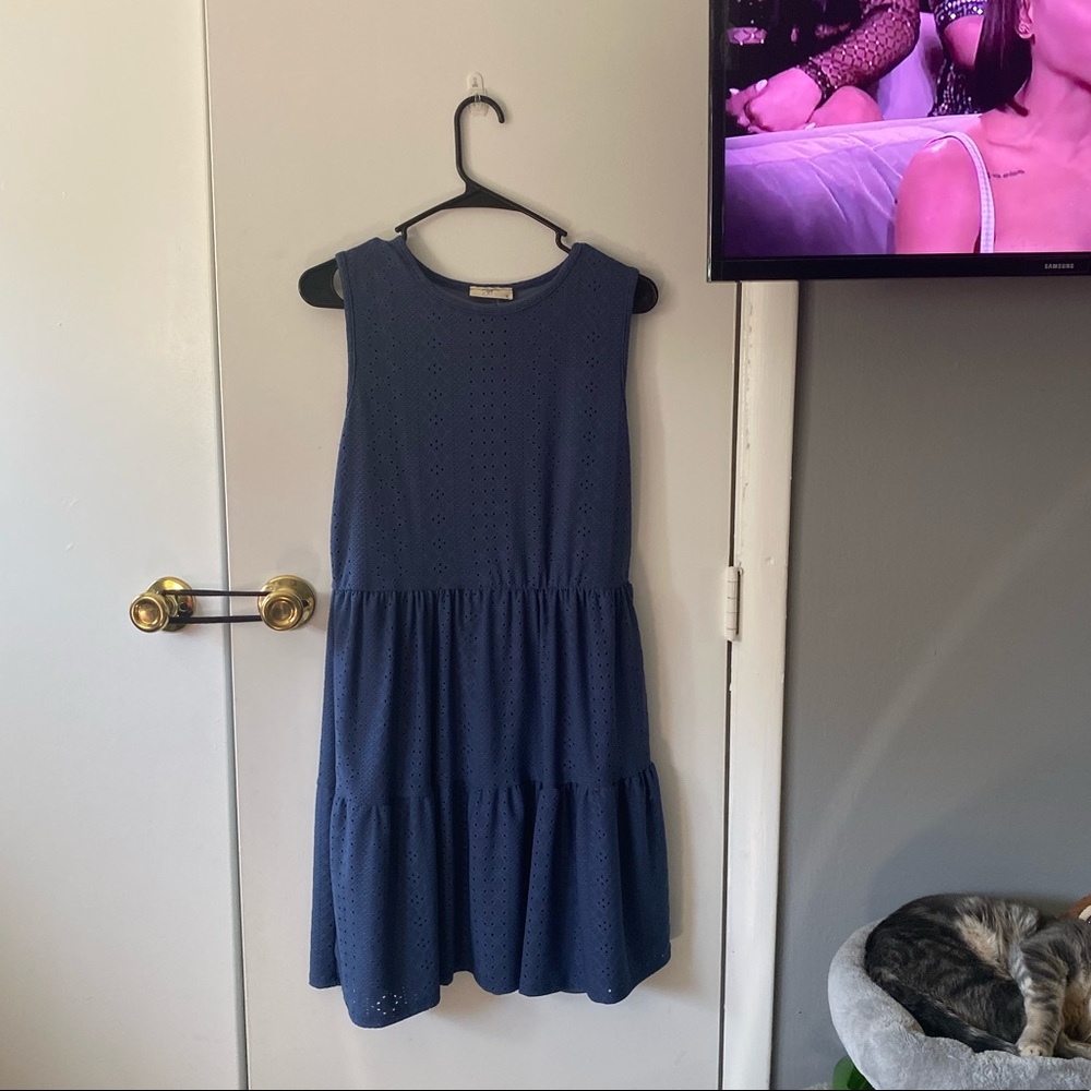 Blue dress